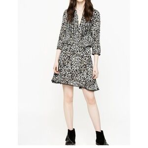 Zadig & Voltaire raspail leo crinkle dress
